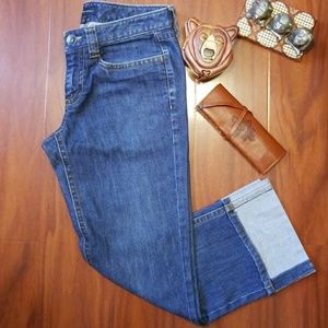 Banana Republic Cuffed Denim Capri Jeans
